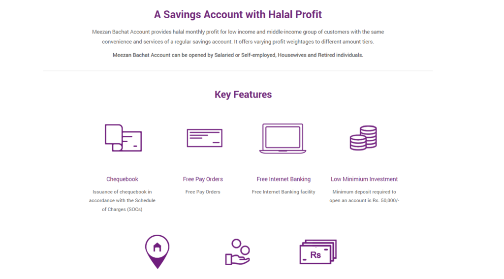 Saving Accounts in Pakistan: Meezan Bank Halal Saving Accounts in Pakistan